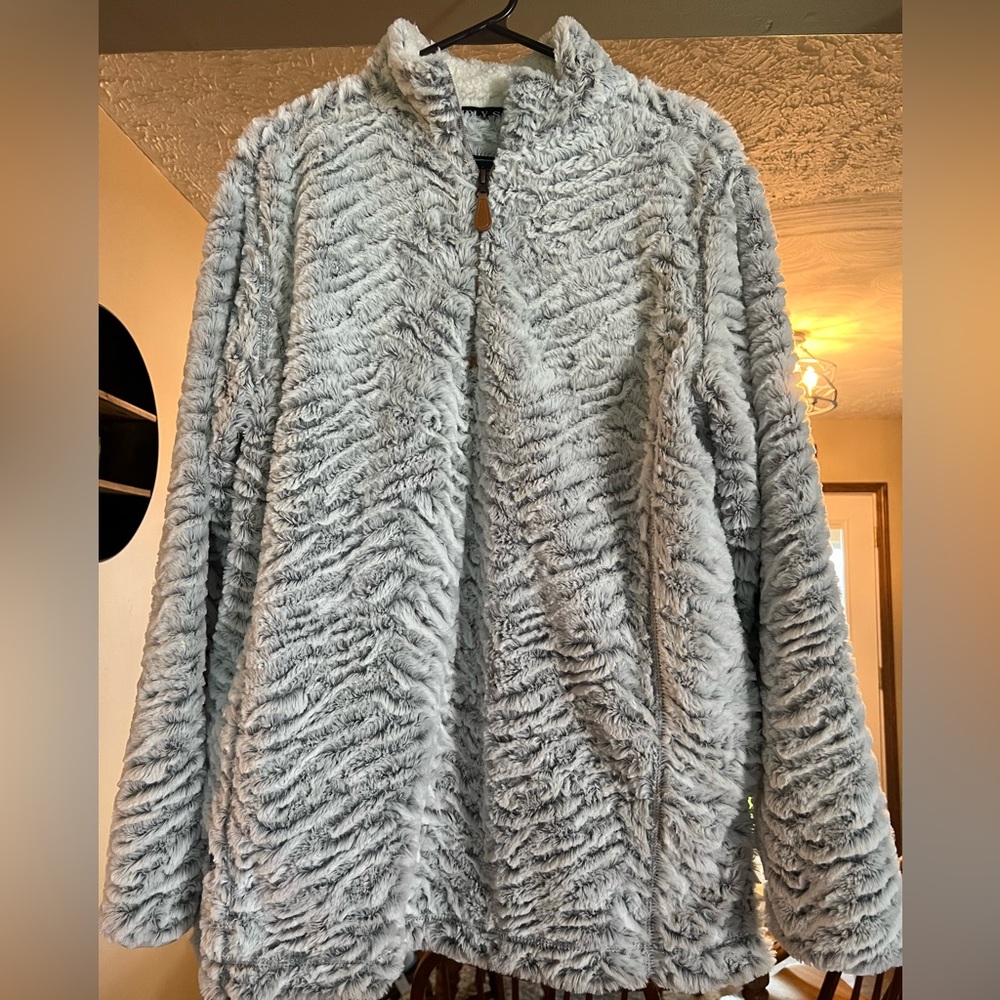 Large Simply Southern 3/4 zip sweater